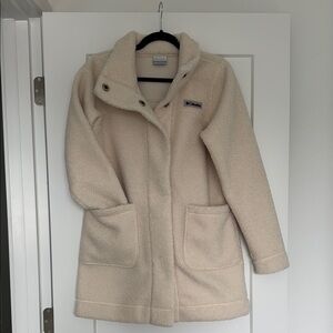 Columbia Women's Cream Fleece Coat